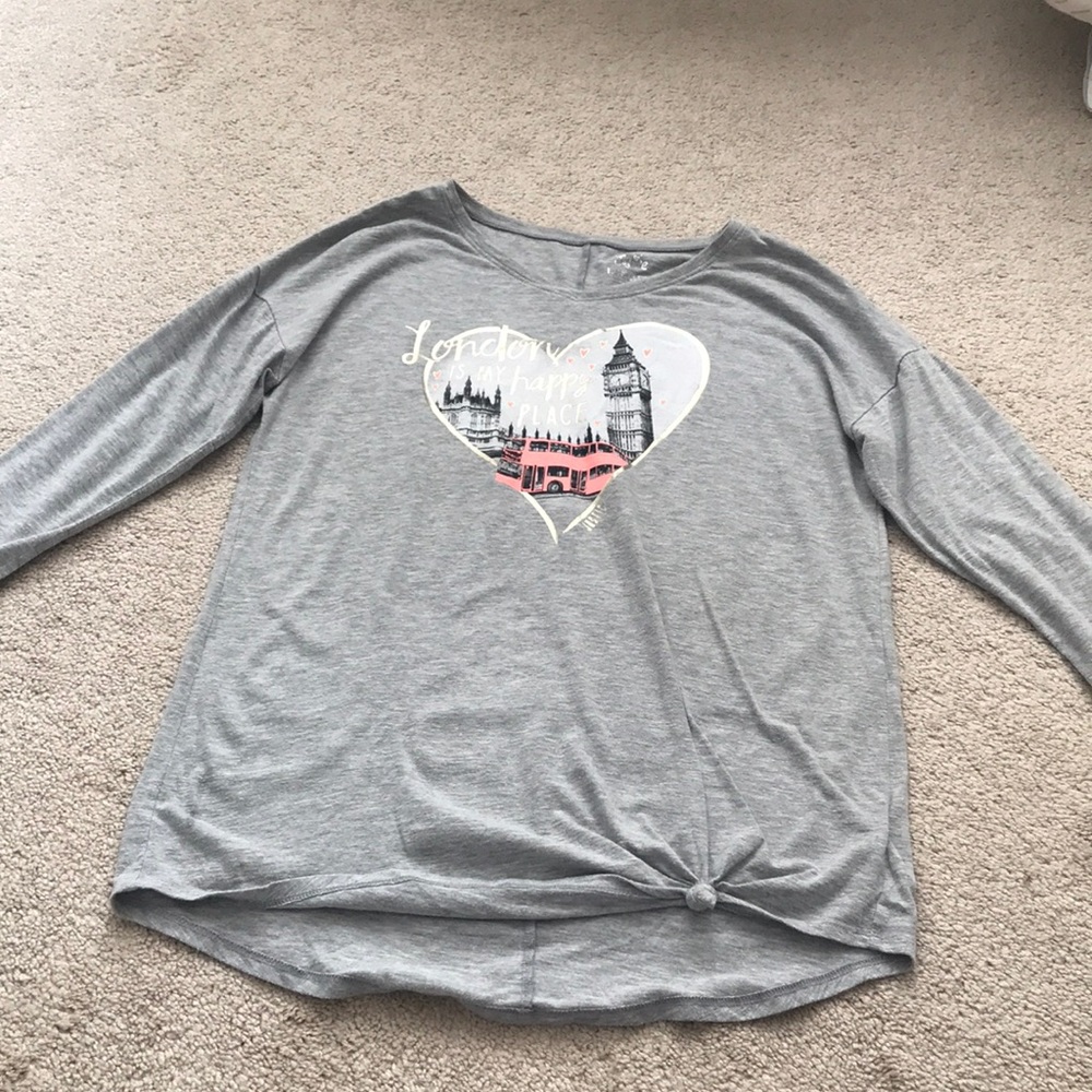 ****6 for $20*** Justice Long Sleeve London Shirt